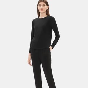 Black Eileen Fisher Mesh Shirt